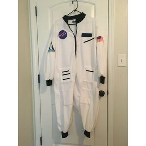 Silver Lily NASA Space Shuttle Adult Union Suit Costume MultiColor Size Small